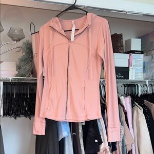 Lululemon Define Jacket Peachy Pink Size: 6